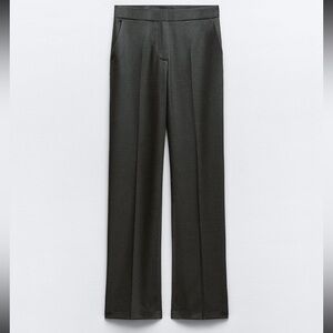 NWOT ZARA Straight Leg Trousers | Large | Gray